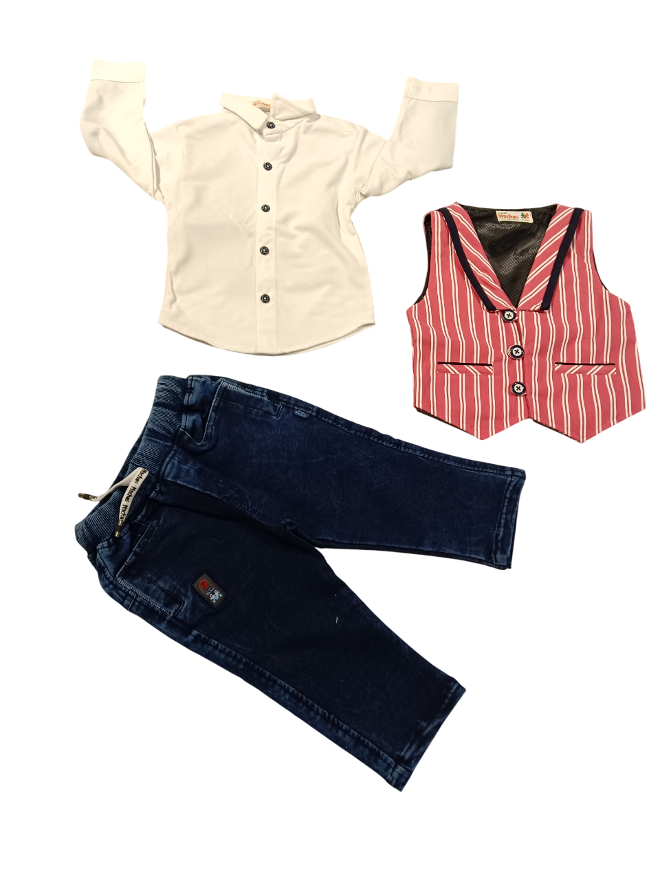 Classic Striped Waistcoat Set D.55/8 B.4091 Classic Striped Waistcoat Set D.55/8 B.4091