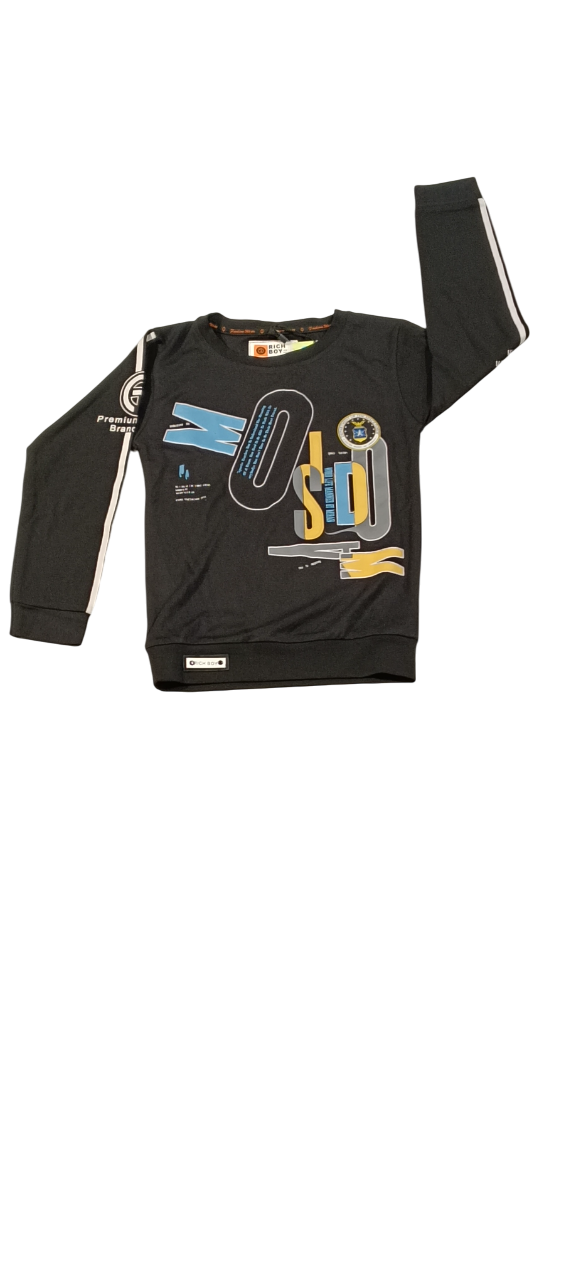 Boys Full Sleeve Printed T-Shirt D.2/18 B.2486 Boys Full Sleeve Printed T-Shirt D.2/18 B.2486