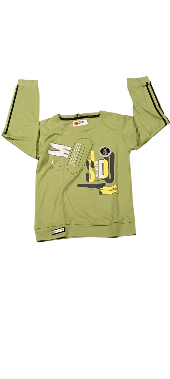 Boys Full Sleeve Printed T-Shirt D.2/18 B.2486 Boys Full Sleeve Printed T-Shirt D.2/18 B.2486