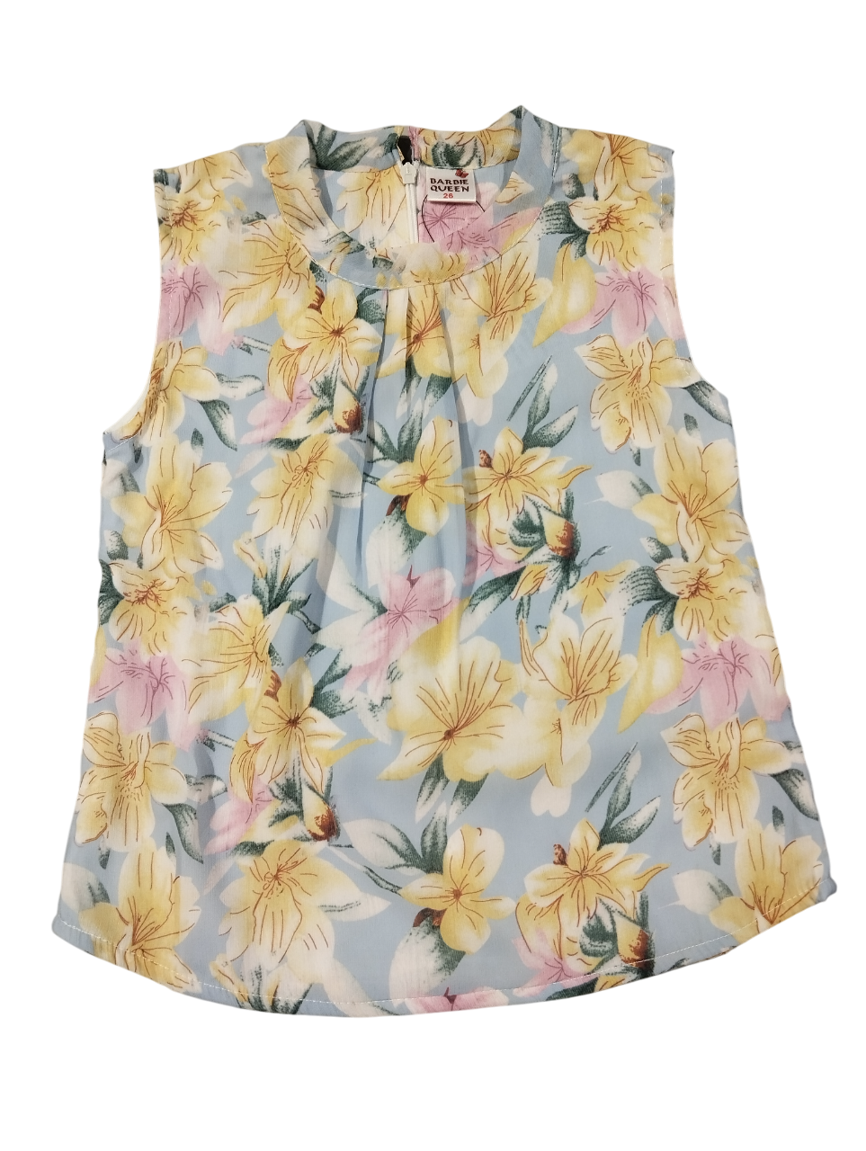 Elegant Floral Printed Girls' Co-Ord Set D.5.2049 B.3676 Elegant Floral Printed Girls' Co-Ord Set D.5.2049 B.3676