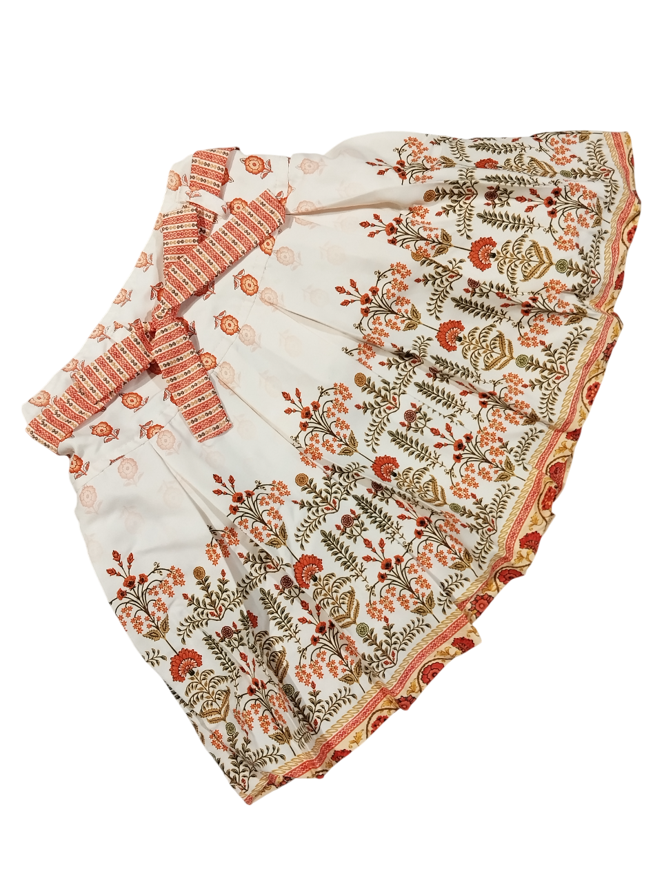 Ethnic Style Girls' Printed Top & Skirt Set D.11.1101 B.3709 Ethnic Style Girls' Printed Top & Skirt Set D.11.1101 B.3709