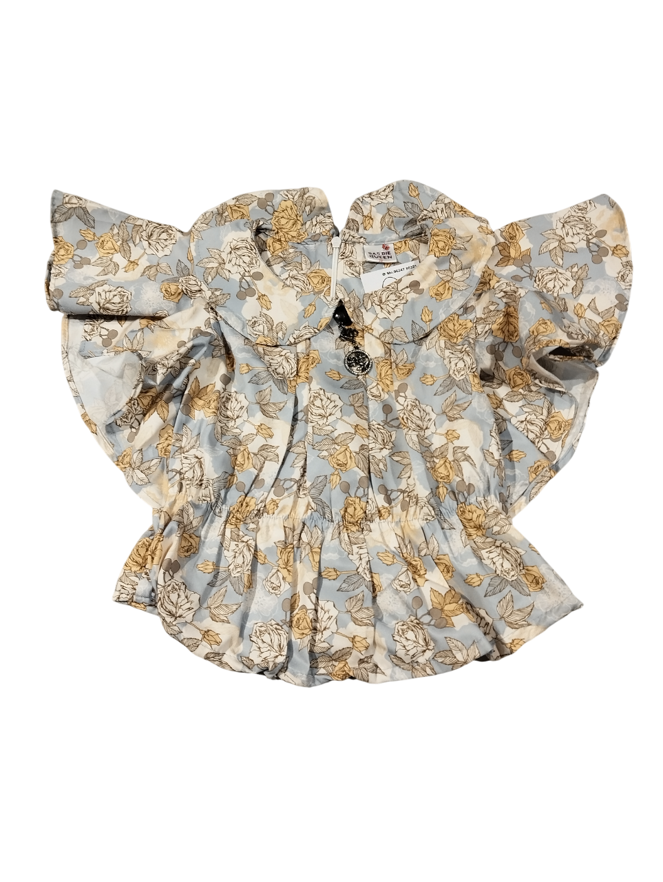 Peach Blossom Girls' Floral Top & Palazzo Set D.8/6 B.4322 Peach Blossom Girls' Floral Top & Palazzo Set D.8/6 B.4322