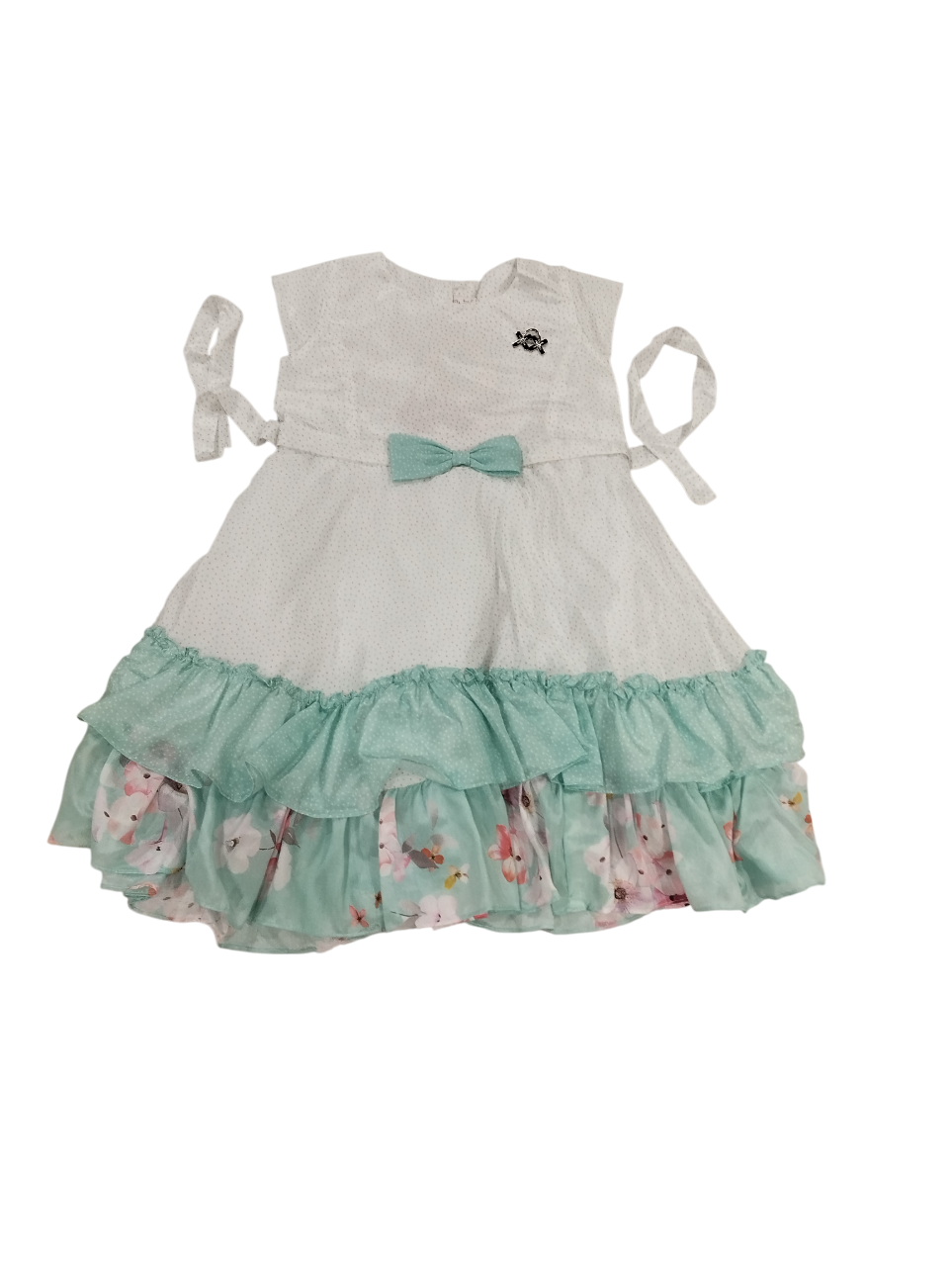 Fancy Frill Frock ā White with Ruffle Layers D.9.MD502 B.1536 Fancy Frill Frock ā White with Ruffle Layers D.9.MD502 B.1536