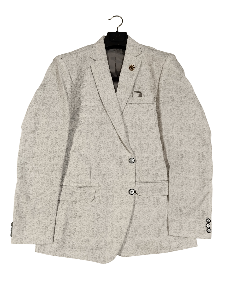 Premium Light Grey Textured Formal Blazer D.BL022 B.1860 Premium Light Grey Textured Formal Blazer D.BL022 B.1860