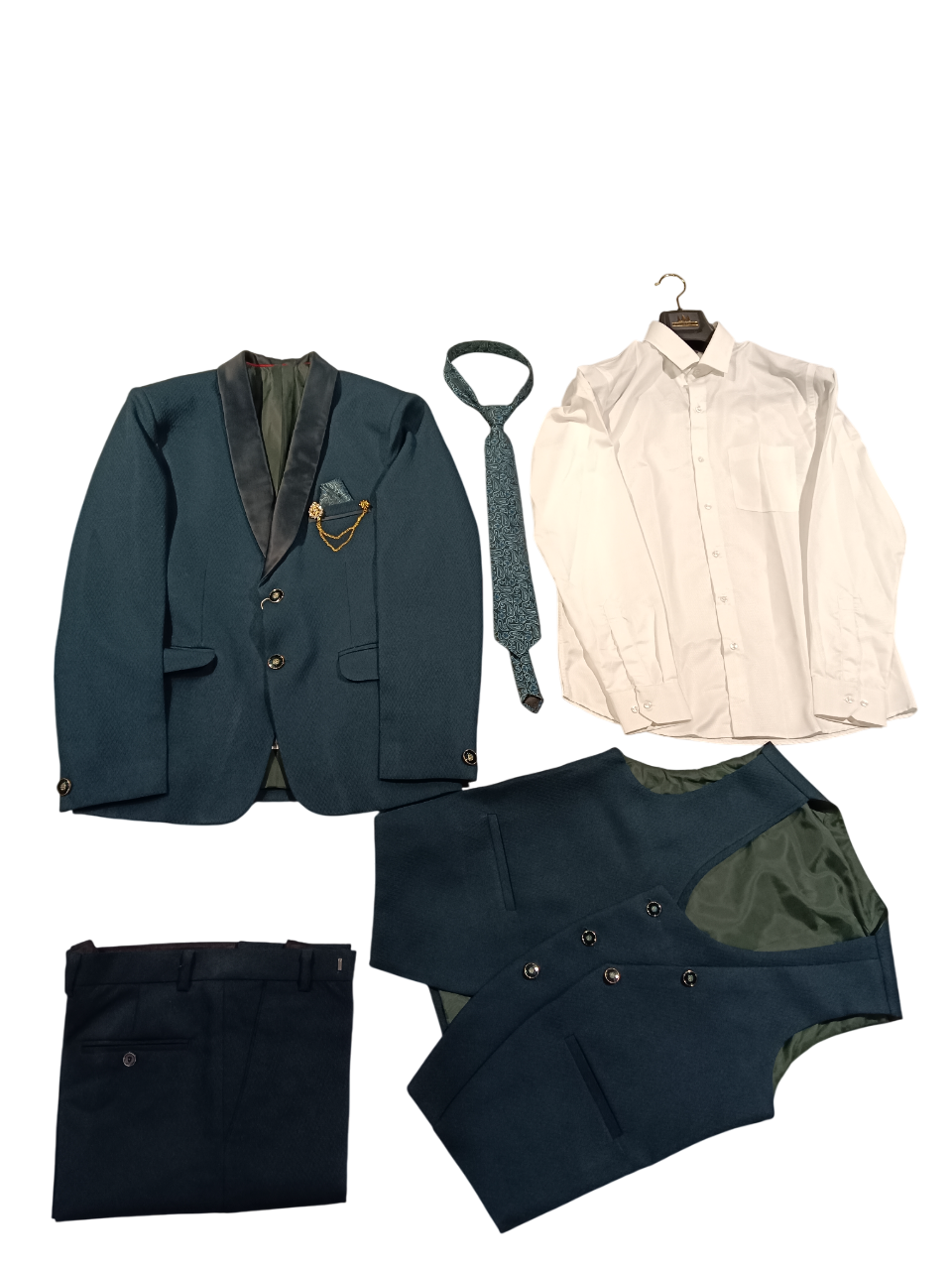 Menβs Formal suit β Deep Teal Green D.5L058 B.1934 Menβs Formal suit β Deep Teal Green D.5L058 B.1934