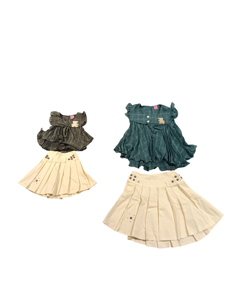 Girls Stylish Top & Skirt Set D.8155A Girls Stylish Top & Skirt Set D.8155A