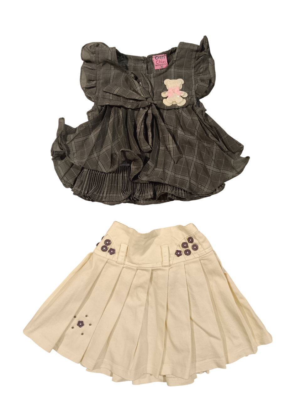 Girls Stylish Top & Skirt Set D.8155A Girls Stylish Top & Skirt Set D.8155A