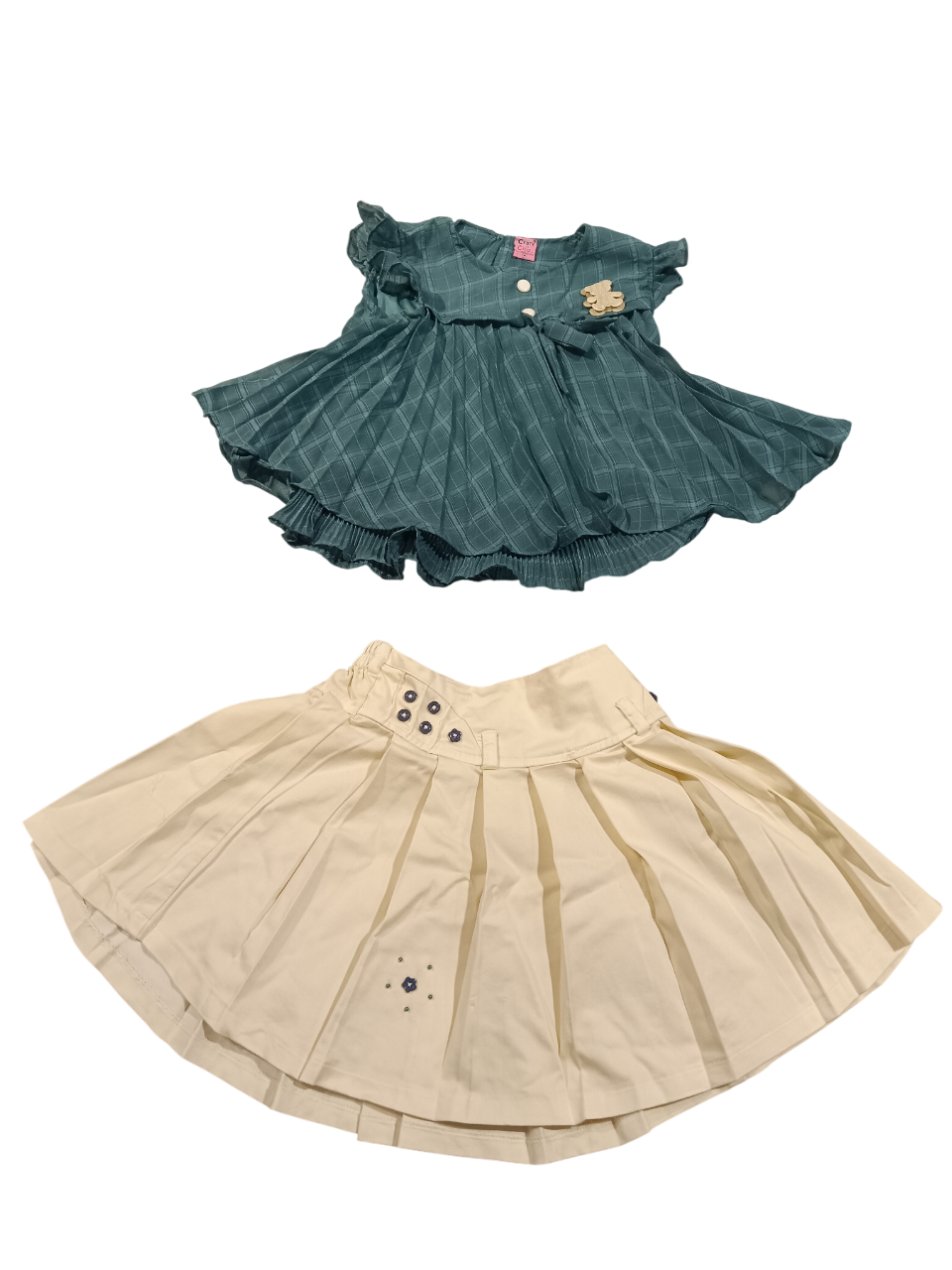 Girls Stylish Top & Skirt Set D.8155A Girls Stylish Top & Skirt Set D.8155A