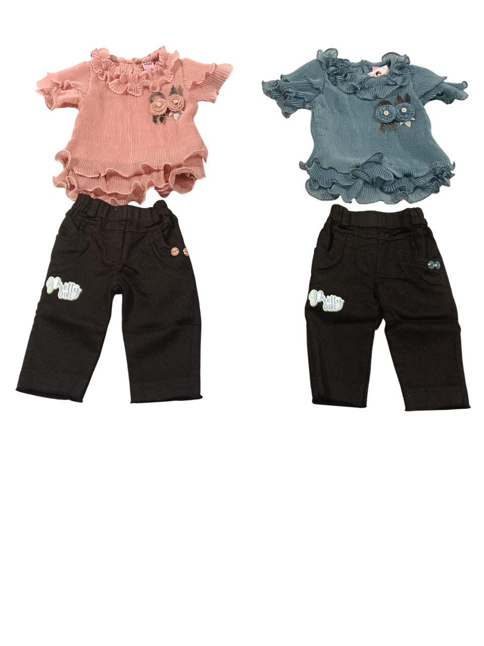 Kids Fancy Top & Pant Set D.8372 Kids Fancy Top & Pant Set D.8372