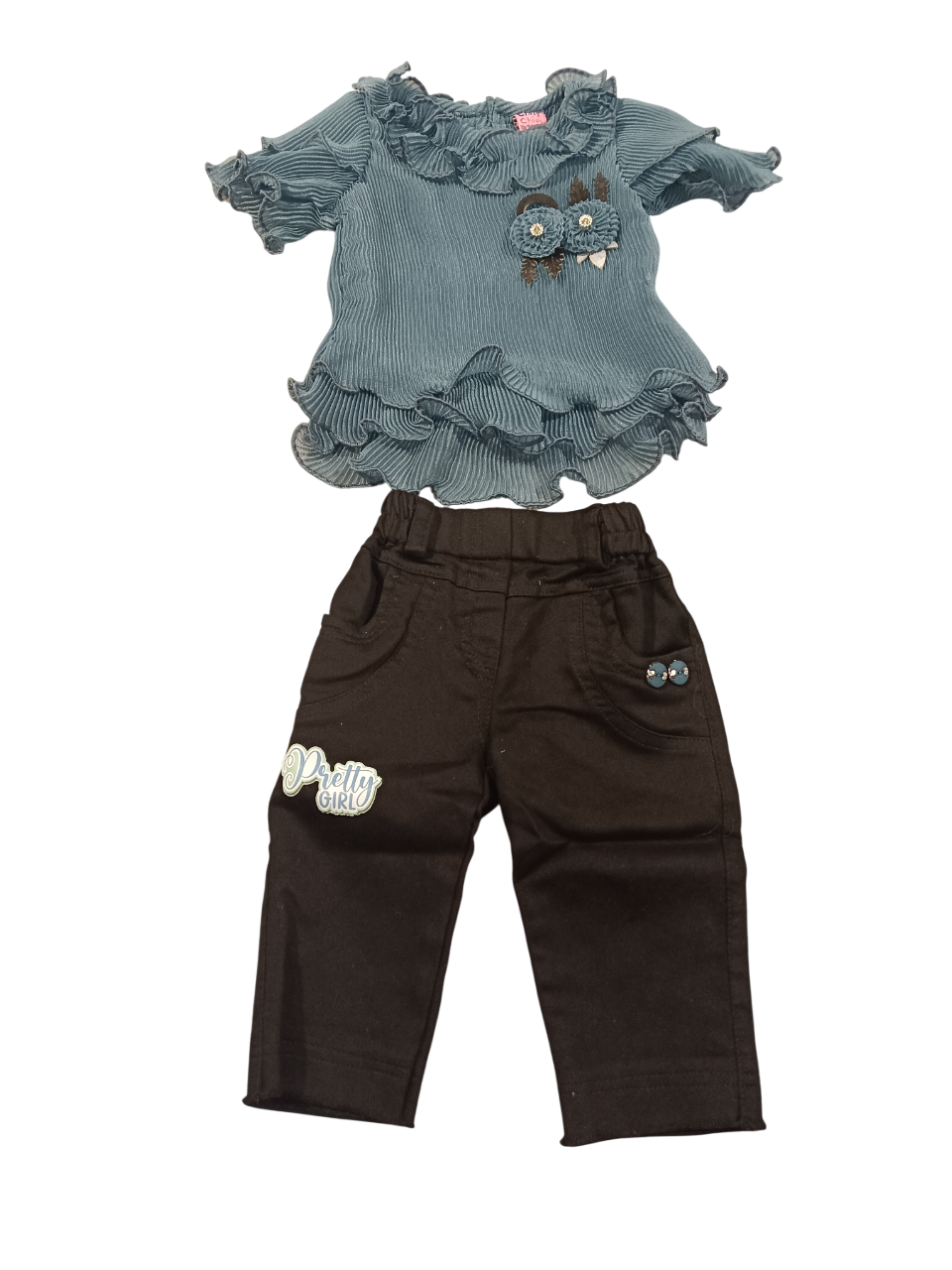 Kids Fancy Top & Pant Set D.8372 Kids Fancy Top & Pant Set D.8372