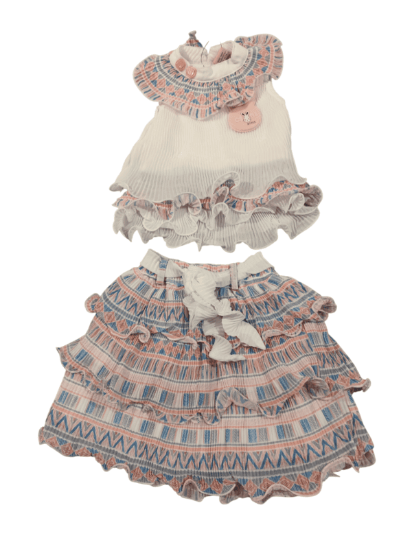 Frilly Princess Baby Girl Top & Skirt Set D.9093 Frilly Princess Baby Girl Top & Skirt Set D.9093