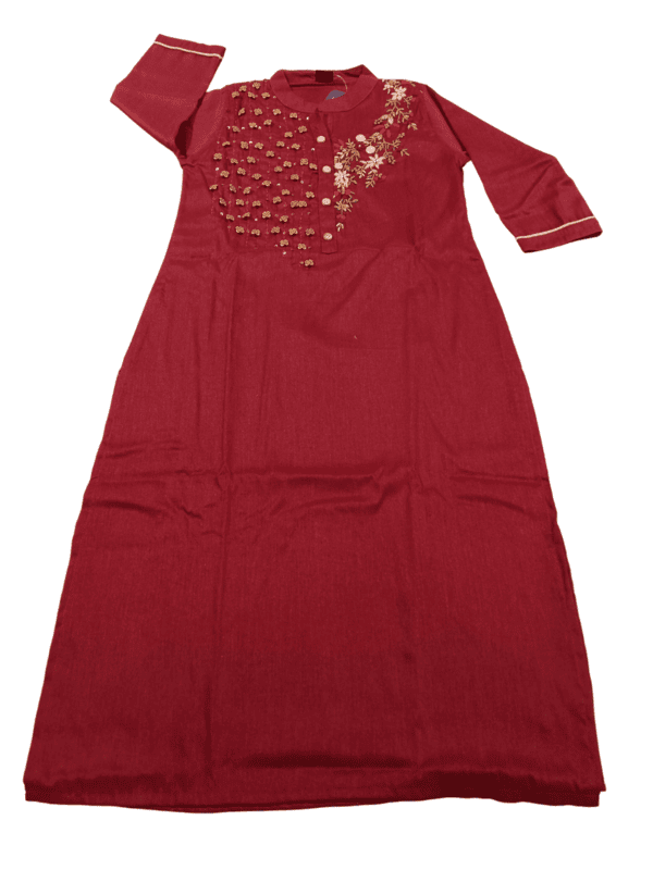 Embroidered Cotton Kurti Set D.3.3667 Embroidered Cotton Kurti Set D.3.3667