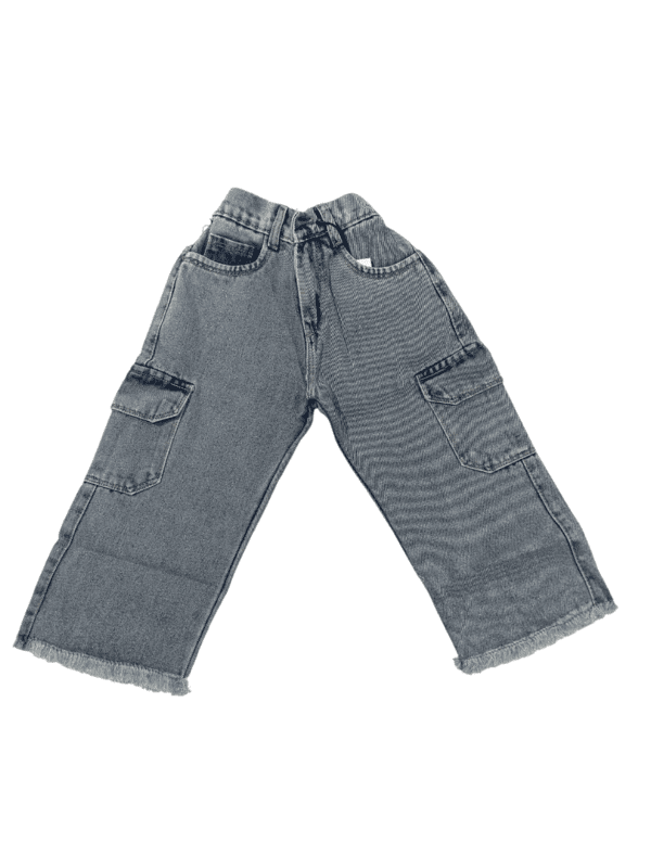 Stylish Kids' Denim Cargo Jeans D.102 Stylish Kids' Denim Cargo Jeans D.102