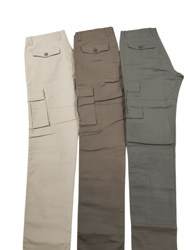 Menβs Straight-Fit Cotton Cargo Pants D.4074 Menβs Straight-Fit Cotton Cargo Pants D.4074