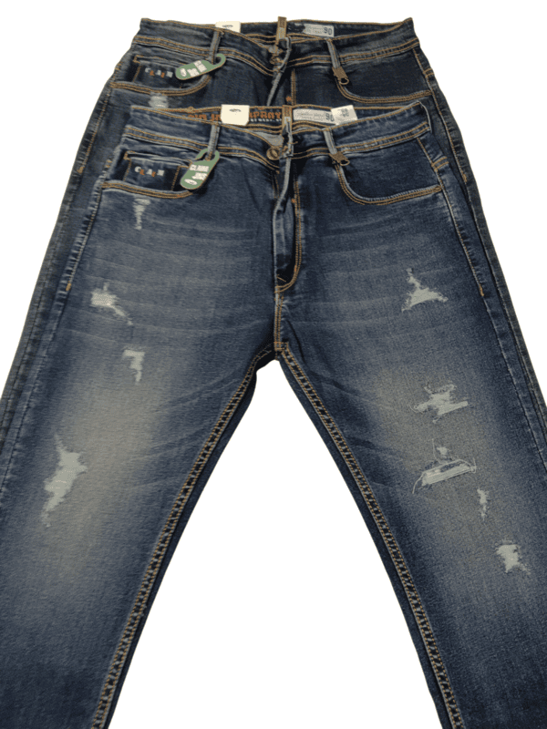 Rugged Urban Distressed Stretch Jeans D.3654 Rugged Urban Distressed Stretch Jeans D.3654
