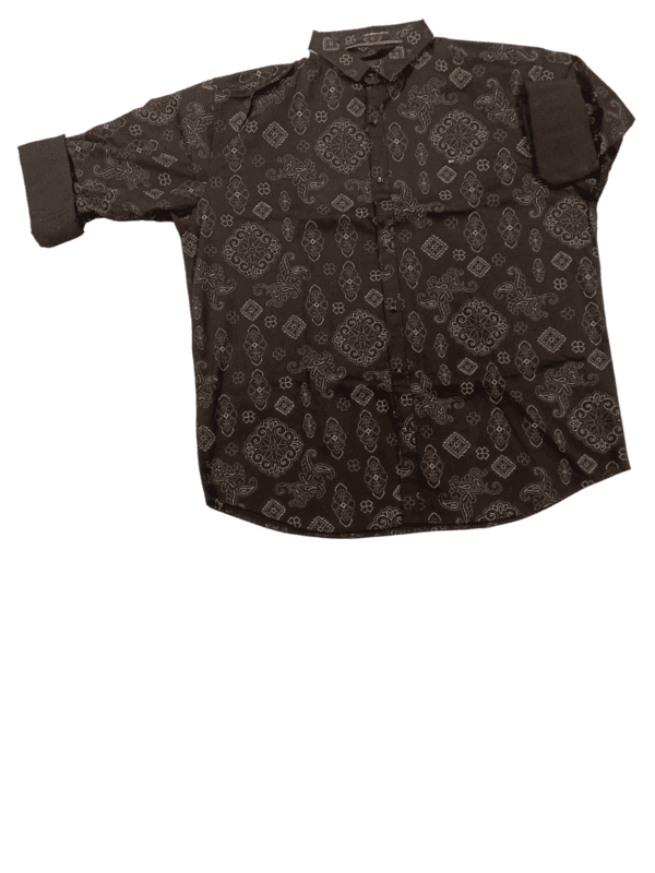 BLACK STONE Premium Printed Cotton Shirts D.6838 BLACK STONE Premium Printed Cotton Shirts D.6838
