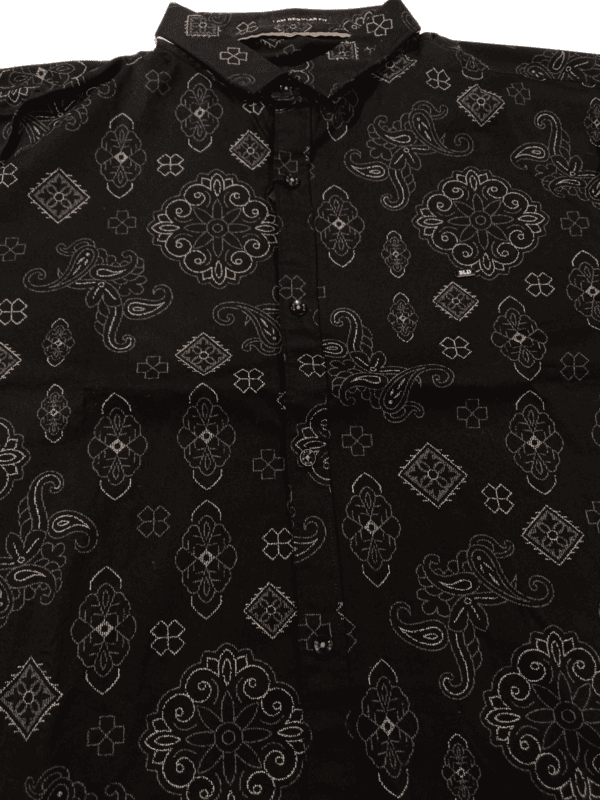BLACK STONE Premium Printed Cotton Shirts D.6838 BLACK STONE Premium Printed Cotton Shirts D.6838
