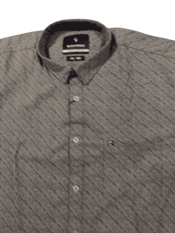 Black Petals Heritage Jacquard Kurta Shirt D.7043 Black Petals Heritage Jacquard Kurta Shirt D.7043
