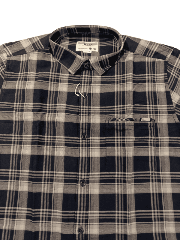 Black & Stars Cotton Rich Checkered Shirt D.6068 Black & Stars Cotton Rich Checkered Shirt D.6068