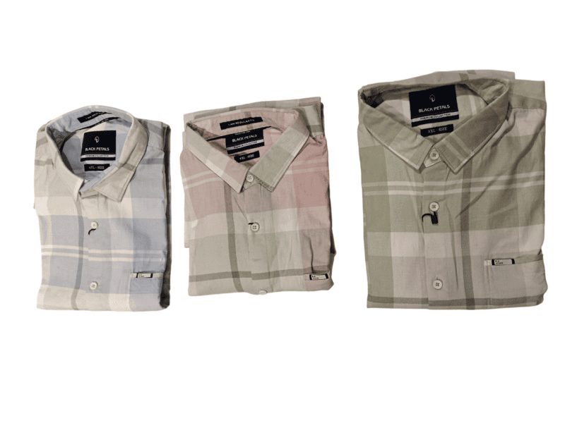 Black Petals Premium Collection Check Shirt D.5000 Black Petals Premium Collection Check Shirt D.5000