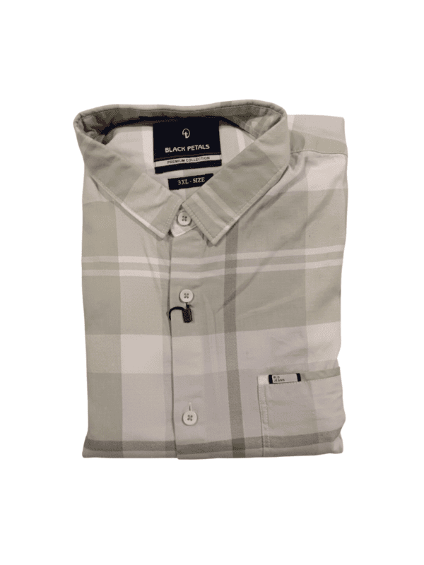 Black Petals Premium Collection Check Shirt D.5000 Black Petals Premium Collection Check Shirt D.5000