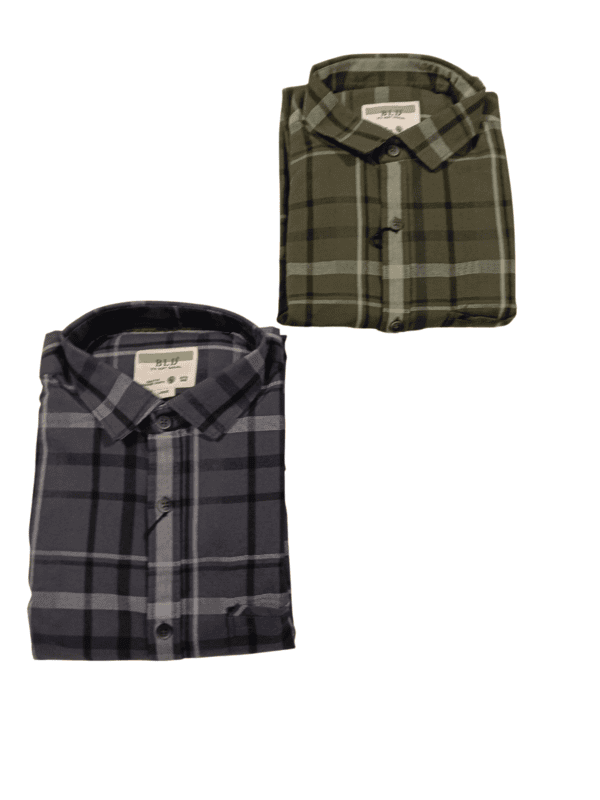BLD Checkered Casual Shirts D.8102 BLD Checkered Casual Shirts D.8102