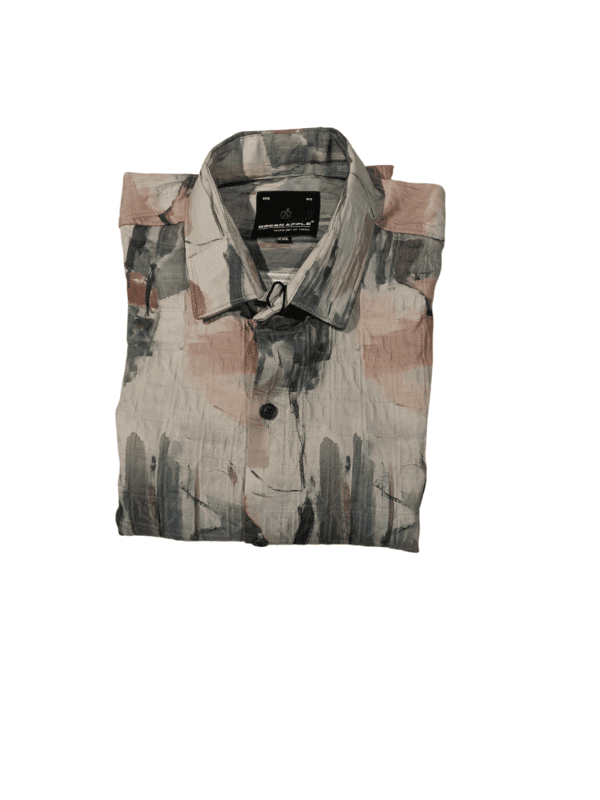 Green Apple Misty Abstract Shirt D.1.15108