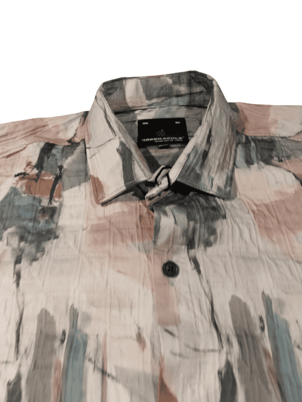 Green Apple Misty Abstract Shirt D.1.15108