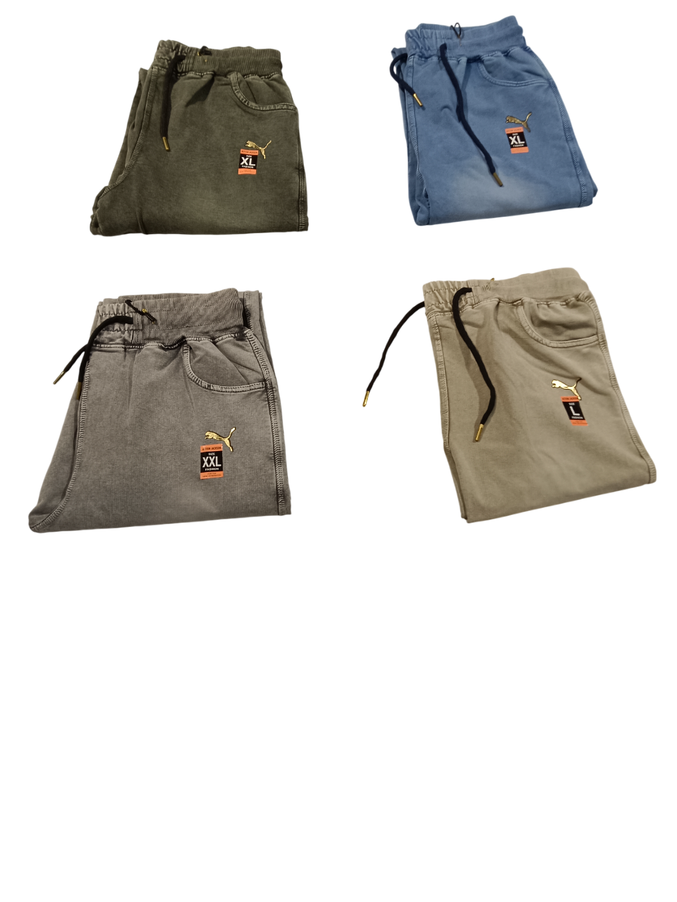 Puma Inspired Washed Cotton Joggers D.puma 11/40 Puma Inspired Washed Cotton Joggers D.puma 11/40