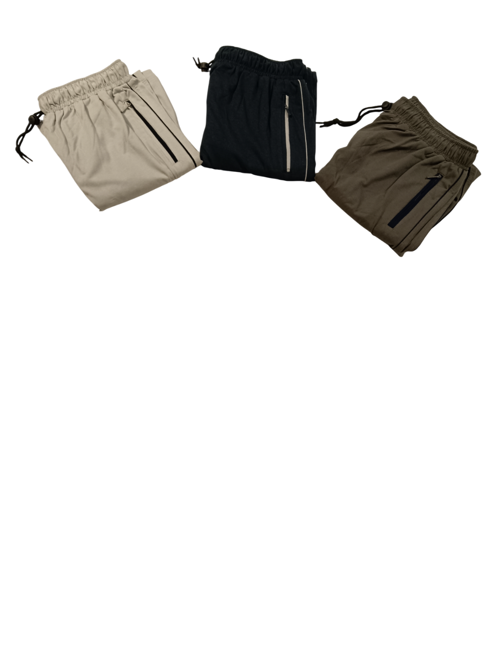 Men’s Solid Zipper Pocket Jogger Shorts D.1/21 Men’s Solid Zipper Pocket Jogger Shorts D.1/21
